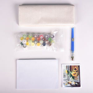 Gran oferta, <span class=keywords><strong>pintura</strong></span> al óleo de animales personalizada, <span class=keywords><strong>pintura</strong></span> DIY para colorear, cisnes, lienzo, obra de arte, imagen por números - Product Image 4