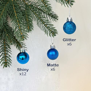 OEMODM Mirror/Matte/<b>Glitter</b> Shatterproof Plastic Christmas Balls Baubles Christmas Ornaments for Shopping Mall Decorative Tree - Product Image 2