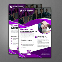Folletos y Volantes de Papel de Arte Impresos Personalizados con Grabado en Relieve e Impresión Offset con Logotipo Personalizado