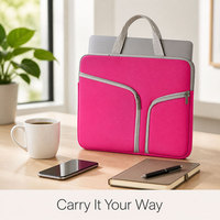 Funda de Neopreno para Portátil con Logotipo Personalizado, Impermeable y Resistente a Golpes, para Portátiles de 13, 14 y 15.6 Pulgadas