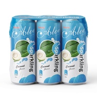 Sprankelende kokosnoot smaak blikjes groothandel koolzuurhoudende dranken frisdrank drank OEM/ODM