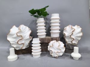 Vente en gros de vases nordiques modernes pour la décoration intérieure Fabricants de grands vases en céramique vintage à fleurs uniques - Product Image 3