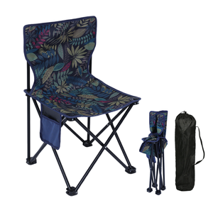 Silla Plegable Portátil Resistente a la Intemperie y al Óxido para Jardín y Pesca, con Marco de Hierro y Tela Oxford, para Exteriores, Resistente, para Camping y Viajes, Compacta - Product Image 3