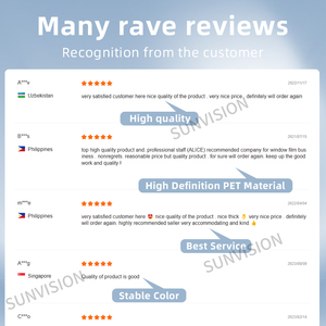 ฟิล์มติดกระจกรถยนต์ ป้องกันความปลอดภัย ปกป้องความเป็นส่วนตัว กาวติดแน่น ฟิล์มติดกระจกรถยนต์อเมริกัน ป้องกันแสงสะท้อน ฟิล์มนาโนเซรามิก - Product Image 2