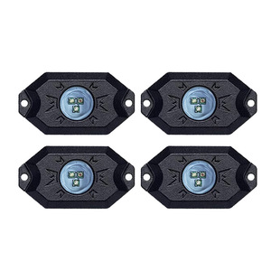 Rgb Undercarriage <b>Lights</b> 4 <b>Led</b> Pods Remote Control Off Road Vehicle Lighting System With <b>Wiring</b> Harness And Mounting Hardware - Product Image 3