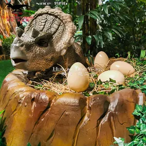 Uova di dinosauro Animatronic di fabbrica di uova di dinosauro di simulazione di alta qualità in vendita