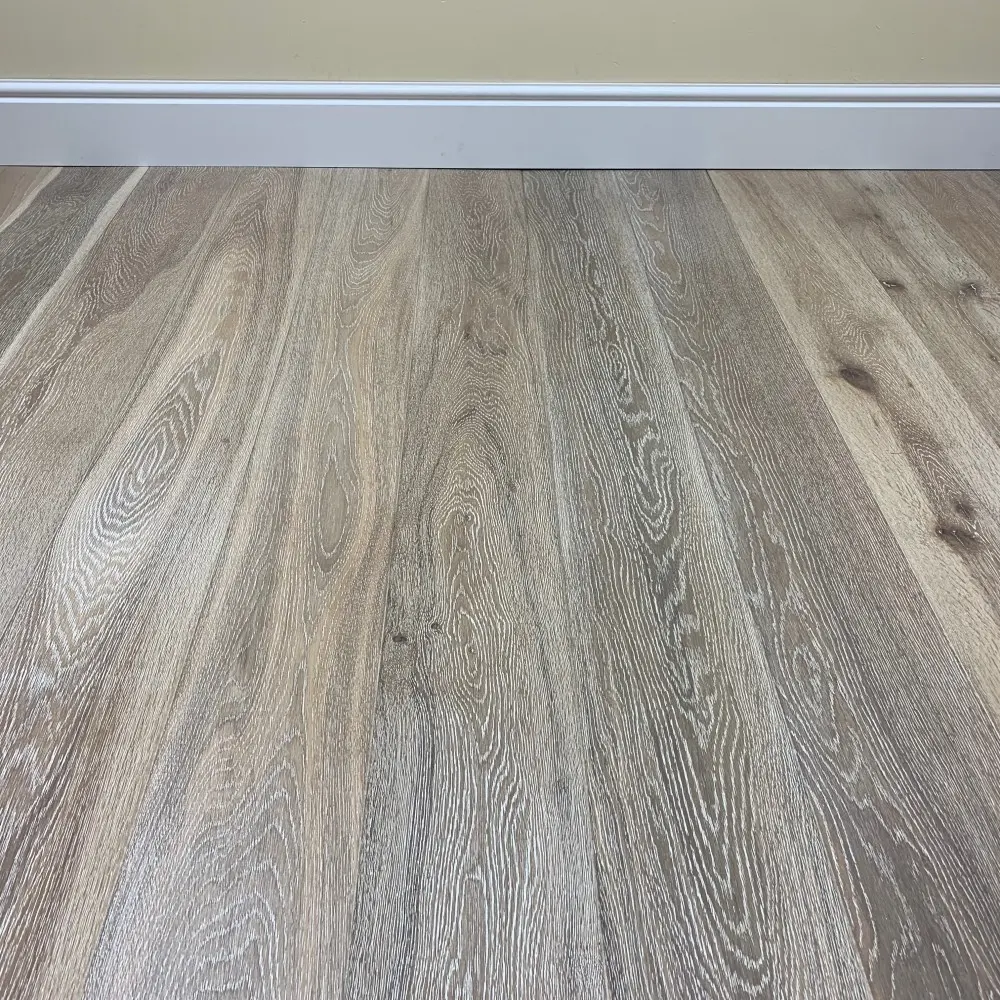 9mm, 15mm, 18mm, 21mm gris et gris d'ingénierie en bois de chêne parquet stratifié