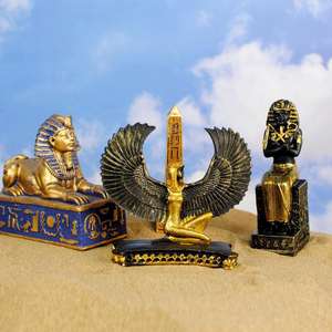 Vente en gros <span class=keywords><strong>Pyramides</strong></span> Pharaon Momie <span class=keywords><strong>Sphinx</strong></span> Egypte Ancienne Cléopâtre Khufu Pharaon <span class=keywords><strong>Sphinx</strong></span> Isis Déesse Statues pharaoniques égyptiennes - Product Image 3