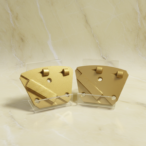 <span class=keywords><strong>Disque</strong></span> abrasif PCD personnalisable OEM pour le décapage de revêtements, à base de plaquettes trapézoïdales métalliques - Product Image 1