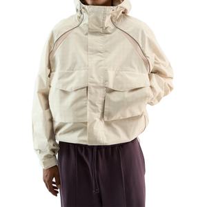 Chaqueta Deportiva para Hombre, Cortavientos Técnica con Ribete Reflectante, Ligera, de Nailon Ripstop con Forro de Malla y Capucha, para Senderismo - Product Image 2