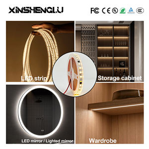 Tira de Luz LED SMD 2835 de Alto Voltaje AC 110V-240V, 120 LED/m, 5M, Flexible, Sin Necesidad de Controlador, 8mm, IP65, Iluminación <span class=keywords><strong>para</strong></span> Gabinetes y Espejos - Product Image 4