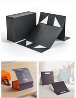 Caja de Regalo Rectangular Plegable de Cartón Corrugado Biodegradable de una Pieza con Cierre Magnético y Lazo para Boda o San Valentín