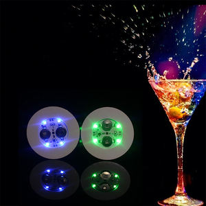 Pegatina luminosa impermeable para bebidas, posavasos Led para Bar - Product Image 2