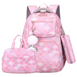 Chất lượng cao bán buôn công suất lớn túi đi học không thấm nước, mochilas escolares trẻ em thiết lập với mô hình hoạt hình & túi ăn trưa - Product Image 3