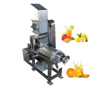 Extracteur de jus industriel automatique à spirale simple, machine à extraire les fruits, moteur en acier inoxydable 304, usine de transformation des fruits - Product Image 1