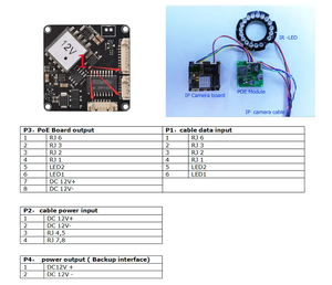 Módulo SDAPO DP3812HLPoE PD IEEE 802.3af 9,3*38*<span class=keywords><strong>38mm</strong></span> Placa de módulo PoE ultrafina de baja ondulación 12V para cámara IP - Product Image 4