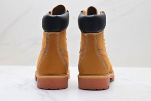 Luxurious Men's Yellow High-Top Walking <b>Boots</b> Canvas Upper Thick Cushioned Sole Breathable Anti-Odor Doodle Pattern All Seasons - Product Image 4
