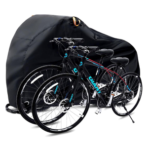 Couverture extérieure résistante à l'eau 210T résistante à la poussière légère de protecteur de vélo résistant aux UV de vélo - Product Image 1