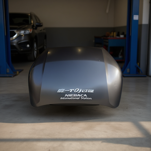 Capó de Fibra de Vidrio para Toyota Highlander 2017-2020, Negro, Reemplazo Atornillable, Pieza de Repuesto NIEBACA International Station - Product Image 2