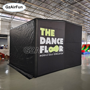 Tente de projection gonflable portable en PVC, modèle best-seller, pour simulateur de golf, avec structure de projection pour usage commercial et domestique en intérieur - Product Image 4
