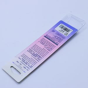 Emballage de cartes à glissière en blister, boîte en papier coulissante avec blister en PVC transparent, emballage en blister en papier personnalisé pour cosmétiques - Product Image 3