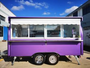 Rimorchio <span class=keywords><strong>Vintage</strong></span> Completamente Attrezzato per Cibo da Asporto, Camion BBQ in Acciaio Inossidabile - Product Image 1