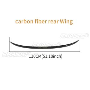 Alerón Trasero Medio de Fibra de Carbono Real para Audi Q5 Sportback 2022-2024, Modificación de Alerón Trasero Medio, Accesorios para Automóviles - Product Image 3