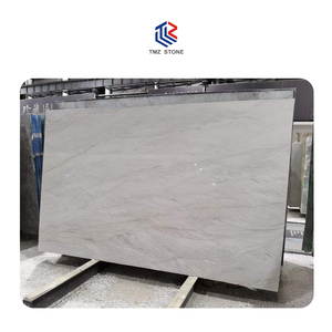 Tmz đá OEM/ODM Chất lượng cao thiên hà Trắng tấm đá cẩm thạch đánh bóng cho bàn tiếp tân khách sạn hiện đại - Product Image 4