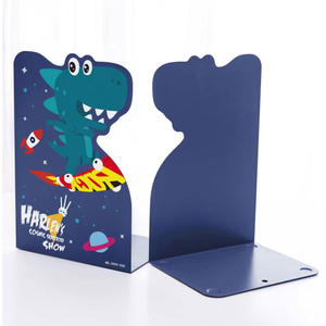 <span class=keywords><strong>Sujetalibros</strong></span> Resistentes FOSKA, Cuerpo de Metal, Diseño de Dinosaurio, Bonito Soporte para Libros para Decorar Librerías, Oficinas o Habitaciones <span class=keywords><strong>Infantiles</strong></span> - Product Image 4