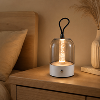 Lampe de bureau LED moderne portable sans fil 5V à batterie, ambiance bulle, protection oculaire, intensité réglable, commande tactile, pour lecture et chambre à coucher