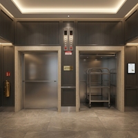 Mini-ascenseur de livraison de nourriture sans engrenages pour cuisine intérieure/extérieure, moderne, pour hôtel et restaurant