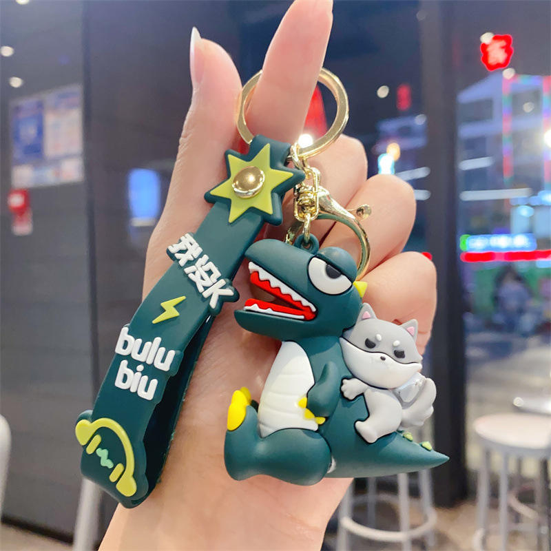 Dinosaurs against wolves - dark green