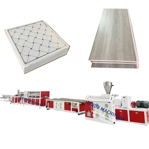 Extrusoras plásticas de impressão 3D de fácil operação para painel de parede de PVC, máquina de fabricação de equipamentos para paredes domésticas