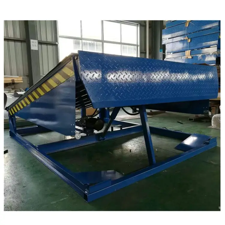 Rite Hite Fixed Hydraulic Loading Dock Leveler Ramp Plate 6 Ton To 15 Ton For Logistics Warehouse Container unloading