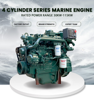 Petit moteur diesel de bateau à essence, 20 cv, 58 cv, livraison gratuite