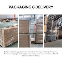 Kit de Valla de Aluminio, Paneles Modulares, Postes, Herrajes, Valla de Seguridad para Jardín, Recubierta de Polvo, Resistente a la Oxidación, Fácil Instalación, Venta al Por Mayor