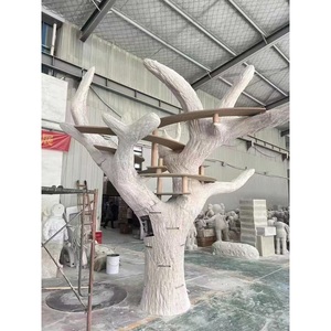 Árbol Artificial Grande Personalizado con Tronco de Fibra de Vidrio para Decoración de Interiores - Product Image 6