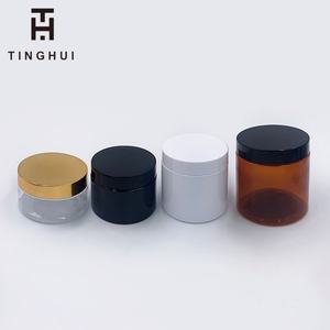 Échantillon gratuit 1oz 2oz 4oz 6oz 8oz Pots en PET de luxe à paroi épaisse transparents/blancs avec couvercle à vis, emballage cosmétique personnalisé avec logo - Product Image 4