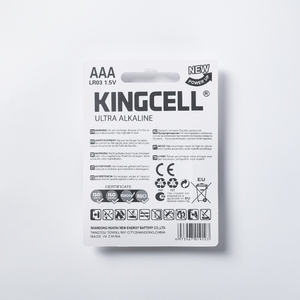 Kingcell, Лучшая цена, Заводская поставка, цилиндрические 2 шт AAA 1,5 В, 1300 мАч, щелочные батареи - Product Image 5