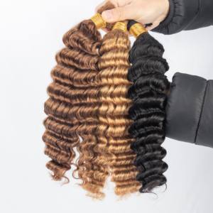 Extensiones de Cabello Humano Ondulado Profundo, Cabello Virgen Vietnamita, Grado 12A, 100% Natural, Remy - Product Image 1