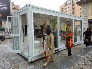 Produit en conteneur avec un design exceptionnel <span class=keywords><strong>Maison</strong></span> en conteneur de 40 pieds Café Villa Préfabriqué Centre commercial - Product Image 2