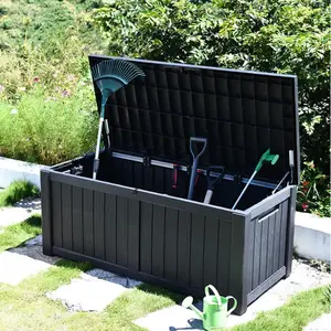 Outdoor Garden Plastic Wetterfeste abschließbare Aufbewahrung sbox Große Deckbox