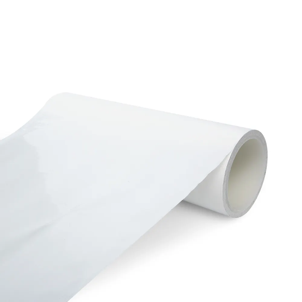 Factory Direct White Flexible Plastic films surface Protective PE Release Film