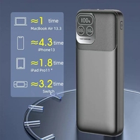 Banques d'alimentation de charge rapide Chargeur mobile portable Power Bank Powerbank haute capacité