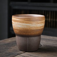 Tasse à Thé et Café Classique Vintage en Céramique, Mug à Espresso et Latte pour Maison et Bureau, Cadeau d'Affaires, Tasse à Café Portable