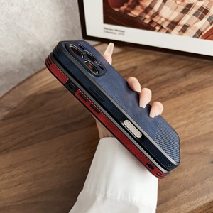 New Arrival PU da điện thoại di động Bìa Tương thích với iPhone 17 Pro hỗ trợ biểu tượng tùy chỉnh trường hợp điện thoại với ống kính bảo vệ - Product Image 6