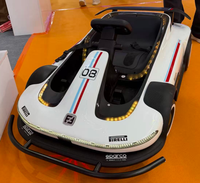Mobil Gokart Listrik Anak 24V dengan Remote Control 2.4G, Kecepatan Maksimum 20km/jam, Mainan Mobil Balap untuk Anak Usia 6+ Tahun