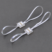 Corde d'étiquette volante de logo en relief de marque propre personnalisée de haute qualité pour l'estampage de logo personnalisé de vêtements