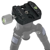 Abrazadera de cámara, abrazadera de disparo panorámico, trípode monopié, placa de liberación rápida, abrazadera giratoria para placa Arca, trípode de cámara DSLR