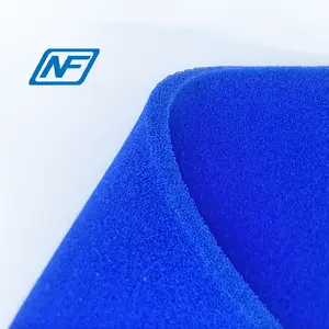 Heat Resistant High Quality Blue Rubber Foam Sponge Sheets 10mm Thickness Open-cell Silicone Foam Sheet